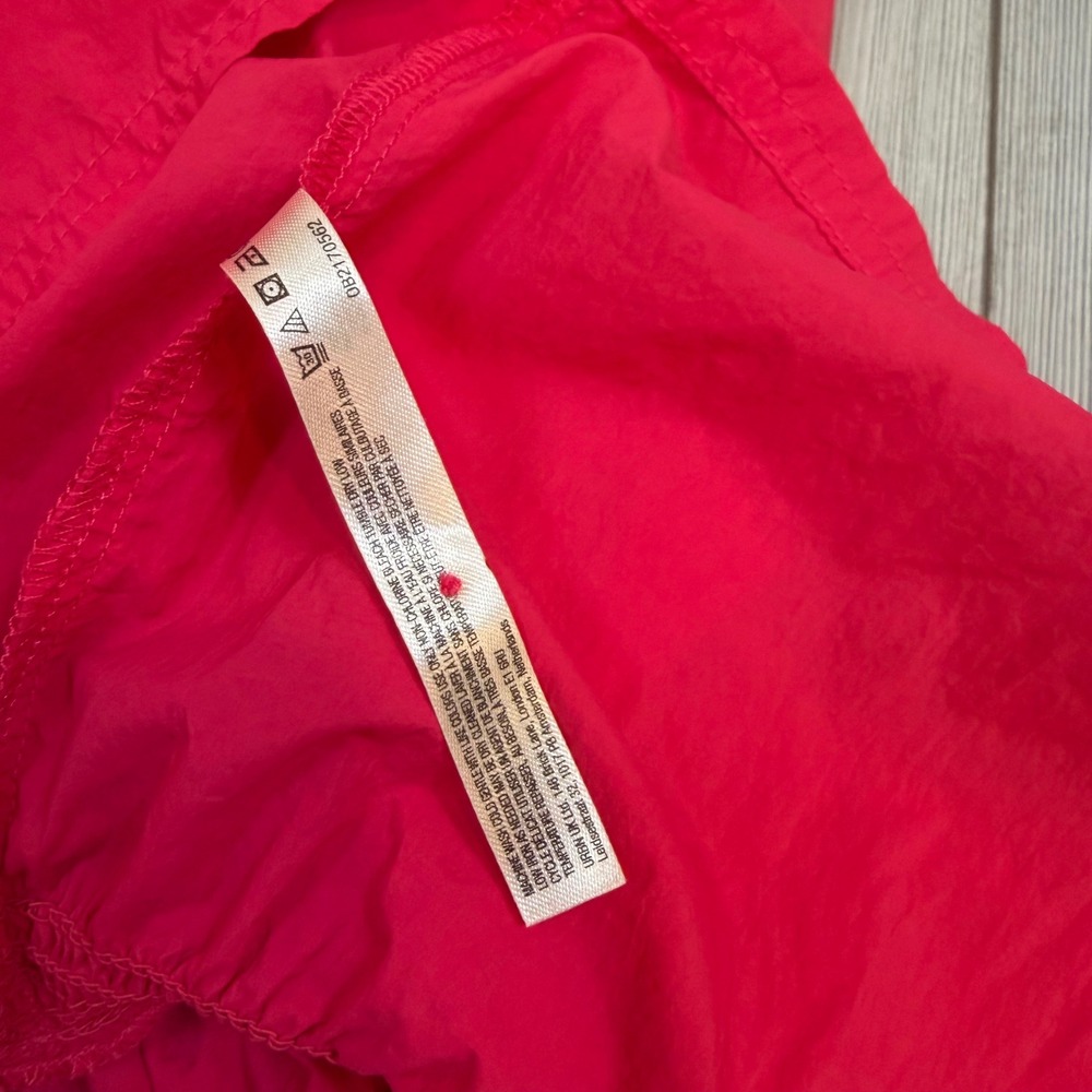 Daily Practice Anthropologie Tiered High-Low Midi Dress Pink Smocked Small - Picture 6 of 13